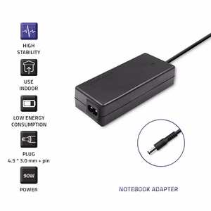 Qoltec 51516 90W virtalähde Dell 19.5V 4.62A virtajohdolla