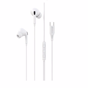 Devia Kintone A2 Digital langalliset USB-C-kuulokkeet, valkoiset