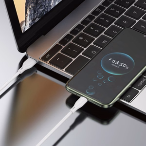 Dudao USB / USB Type C 5A 1m valkoinen