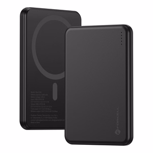 Forcell F-Energy Slim F5K9 -varavirtalähde, MagSafe-yhteensopiva, 5000 mAh, 15 W, QC 4.0, PD 3.0, musta