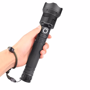 Wozinsky WLT-20W tactical flashlight 20 W 2000 lm CREE diodes IP65 with adjustable beam - black
