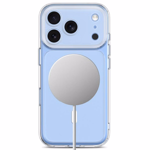 Tech-Protect MagPeak MagSafe CC -suojakuori iPhone 18 Pro / 17 Pro -malleille, läpinäkyvä