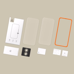Tech-Protect Easy Set+ 3-pakkaus Karkaistu lasi iPhone 17:lle - Läpinäkyvä
