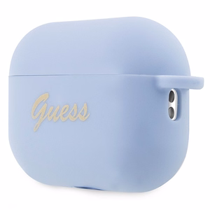 Guess GUAP2LSCHSB AirPods Pro 2 Silikoninen Suojakuori sininen/sininen Charm Heart Collection