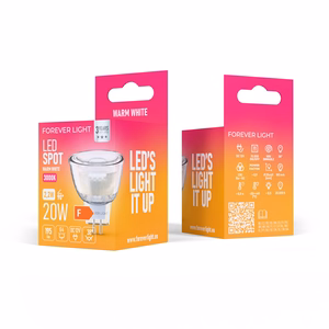 Forever Light LED-lamppu G4 MR11 38° 2,2W 195lm 3000K 12V lasi luokka F