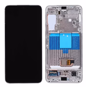 LCD screen Samsung S901 S22 5G with touch screen and frame White/Cream/Sky Blue original (service pack)
