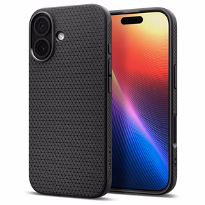 Spigen Liquid Air Suojakuori iPhone 17:lle Matte Black