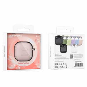 Borofone TWS Bluetooth Kuulokkeet BW29 Charm vaaleanpunainen