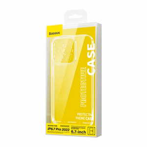Baseus SuperCeramic Transparent Glass Case and Tempered Glass set for iPhone 14 Plus