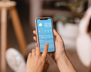 BLAUPUNKT WS35BK APP sääasema, musta