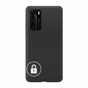 Phone Case "Silicone Cover" for Huawei P40 Pro / Black / In Package