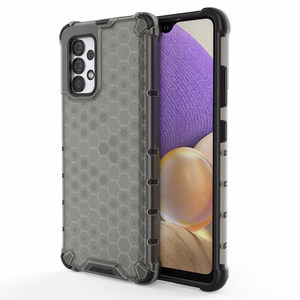 Honeycomb tapauksessa panssaroitu kansi geelirunko Samsung Galaxy A03s (166.5) musta