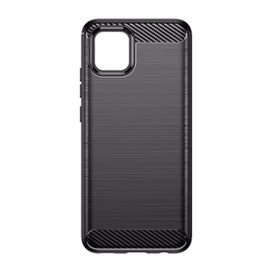 Carbon Case Joustava kansi Kotelo Samsung A03S EU (166.5) musta