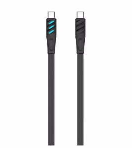 Havit CB6254 - USB Type C - USB Type C -latauskaapeli, 1 m (musta)