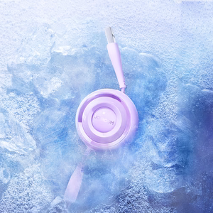 Joyroom Colorful Series S-A40 sisäänvedettävä kaapeli 3in1 USB-A - USB-C / Lightning / Micro USB 1m - violetti