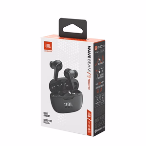 JBL Wave Beam langattomat in-ear kuulokkeet Bluetooth 5.2 IP54 IPX2 - musta