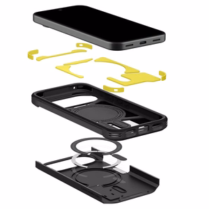 Spigen Tough Armor Mag MagSafe -suojakuori Google Pixel 11 -mallille, musta