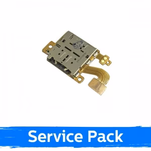 Flex kaapeli yhteensopiva Samsung T976 / T970 Tab S7 Plus SIM-kortinlukija / Plata (Service Pack)