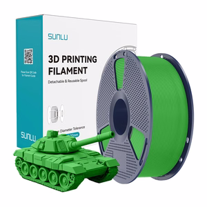 Vihreä Sunlu PLA+ High-Speed -filamentti 3D-tulostimille