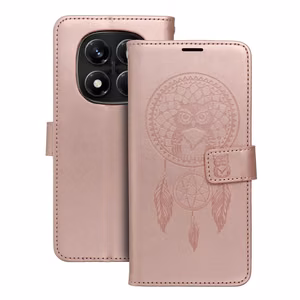 MEZZO kirjakotelo XIAOMI Redmi Note 14 PRO 4G:lle unisuodatin ruusukulta