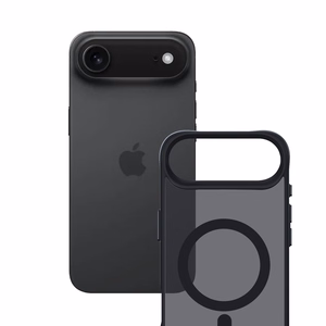 3mk Smoke MagCase iPhone 17 Air:lle - musta puoliläpinäkyvä