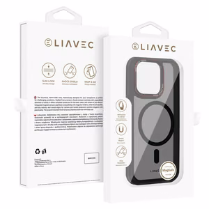 Liavec Hybrid Smoke Magsafe suojakuori iPhone 15 Pro Max:lle