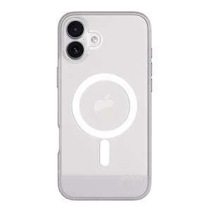 Incase Slim Case -suojakuori MagSafe-tuella iPhone 16 Plus -puhelimelle, läpinäkyvä