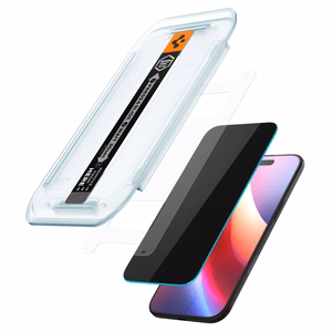 Spigen Glas.TR EZ Fit 2-pack privacy glass for iPhone 17 Air