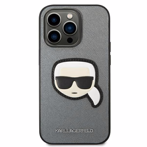 Karl Lagerfeld Saffiano Karl's Head Patch kotelo iPhone 14 Pro Max - hopea - hopea