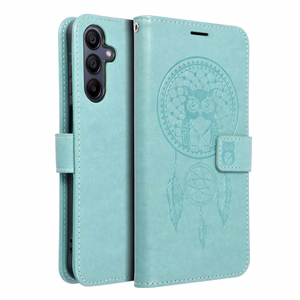MEZZO Kirjasuojakuori Samsung A15 4G / A15 5G:lle dreamcatcher vihreä