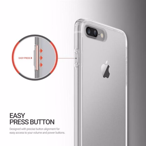 Obliq Naked Shield -suojakuori iPhone 8 Plus- / 7 Plus -puhelimelle, läpinäkyvä