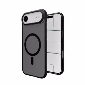 Puro Daylight MagSafe-yhteensopiva silikoninen suojakuori iPhone 17 Air:lle - läpikuultava musta