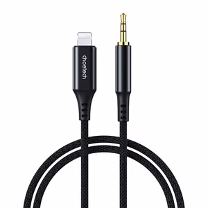 Choetech AUX009 Lightning / mini jack 3.5mm kaapeli 2 m - musta