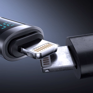 Joyroom S-A16 Pro Prism Series 30W USB-C - Lightning Kaapeli näytöllä 1.2m - Musta