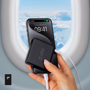 Powerbank SBS NanoTube 5000 mAh High-Density - musta