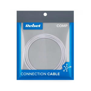 REBEL USB – micro-USB-kaapeli, 100 cm, valkoinen