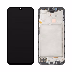 LCD-näyttö Samsung A176 A17 5G kosketusnäytöllä ja kehyksellä alkuperäinen musta (service pack)