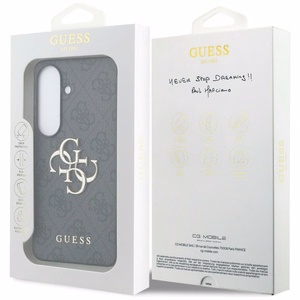 Guess 4G Big Metal Logo Suojakuori Samsung Galaxy S26 musta