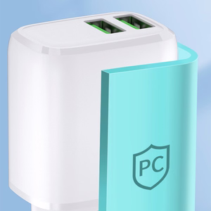 Wozinsky CUWCW 2.4A 2 x USB-A Wall Charger - White