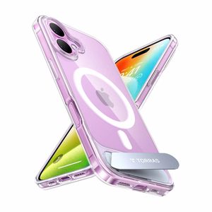 Torras Pstand-sarjan kotelo iPhone 16 (läpinäkyvä)