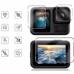 Tech-Protect Glass Fit+ 2 kpl karkaistu lasi GoPro Hero 13:lle - läpinäkyvä