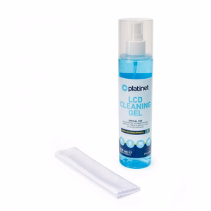 Cleaning kit PLATINET for LCD, liquid 250 ml + microfiber cloth 15x18 cm