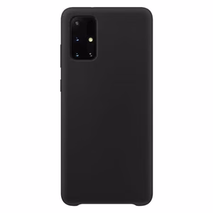 Silikonikotelo Pehmeä joustava kumisuojus Samsung Galaxy A72 4G musta