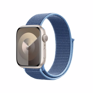 Crong Nylon Sport strap for Apple Watch 38 / 40 / 41 mm and 42 mm (Series 10 / 11), ocean blue