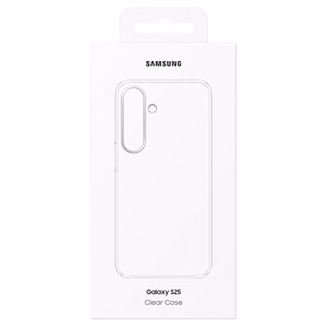 Samsung Clear Case -suojakuori Samsung Galaxy S25:lle, läpinäkyvä