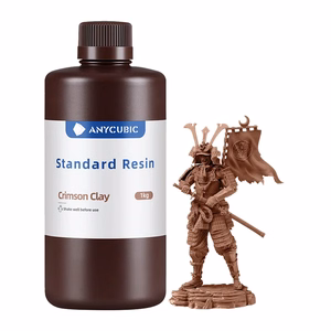 ANYCUBIC Standard Resin -vakiohartsi, karmiininpunaisen saven värinen
