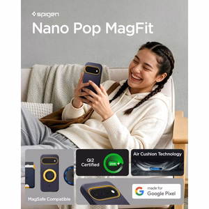 Spigen Nano Pop MagSafe -suojakuori Google Pixel 11 -mallille, tummansininen