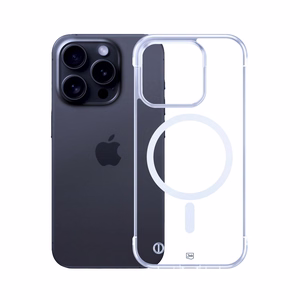 3mk Just20g MagCase iPhone 15 Pro Max:lle - Läpinäkyvä