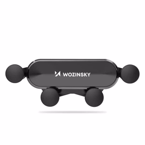 Wozinsky painovoima-auton puhelinteline ilmaventtiiliin musta (WCH-05)