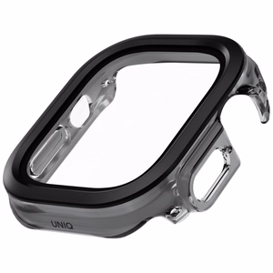 Uniq Voute Karkaistu Lasi Suojakuori Apple Watch Ultra 49mm:lle - Musta